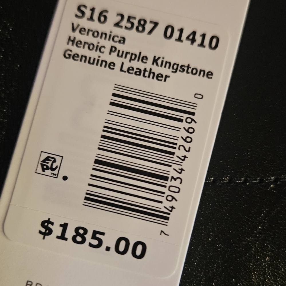 Brahmim Veronica Heroic Purple Kingstone Wallet - Picture 5 of 5